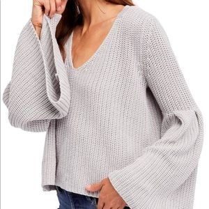 Free People Damsel Bell Sleeve Sweater